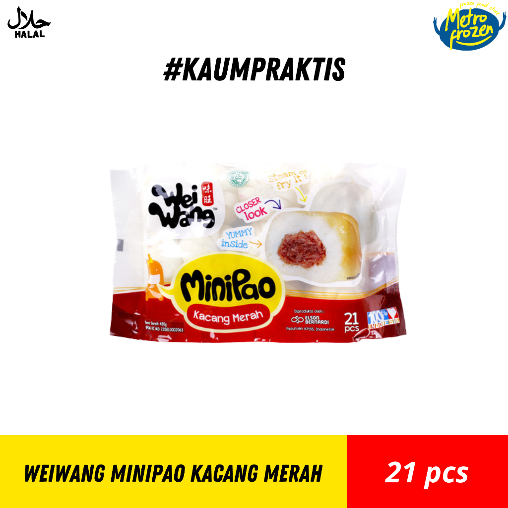 

WeiWang MiniPao Rasa Kacang Merah (isi21)