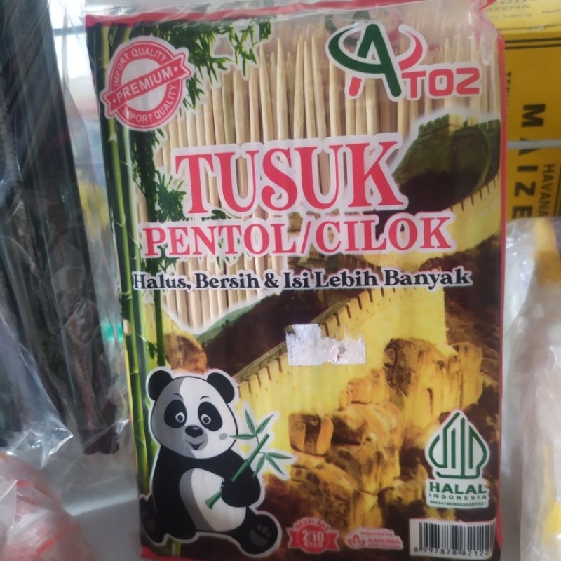 Tusuk Cilok Tusuk sate pendek merk Panda