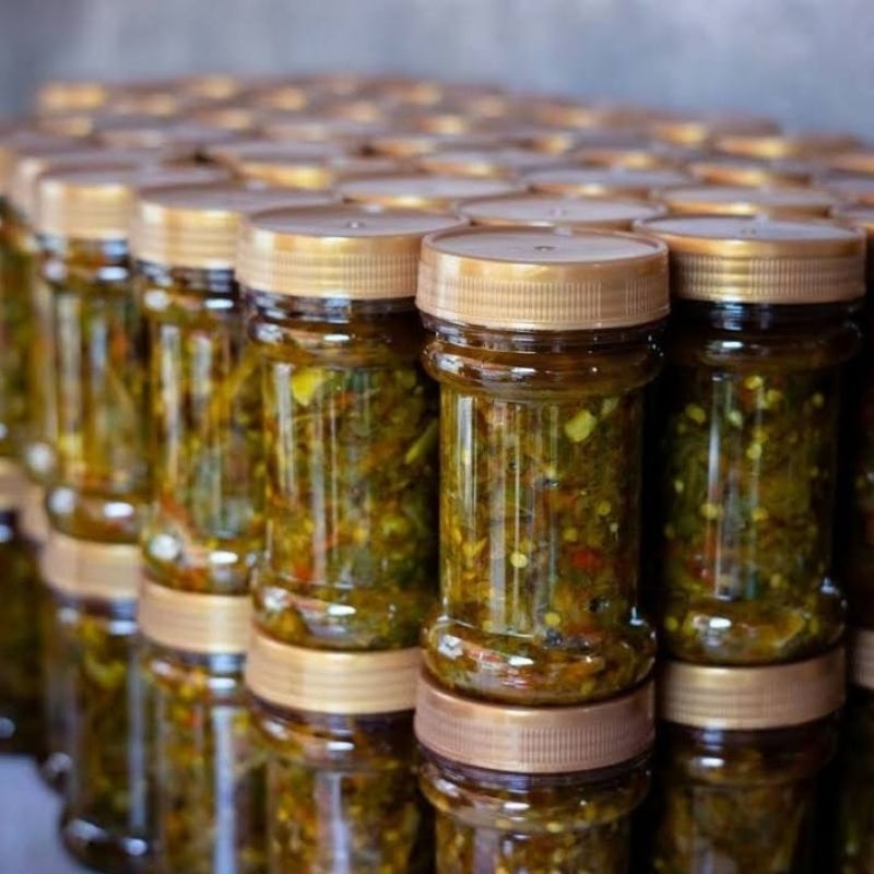 

Sambal Cumi Cabai ijo Pedas