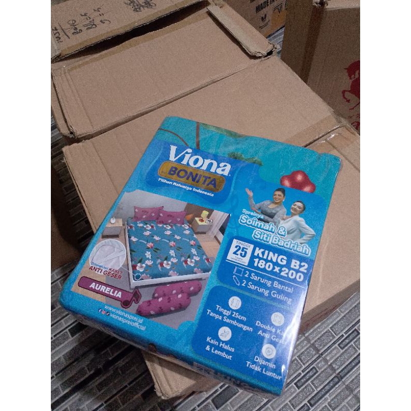 Sprei Alas Kasur Viona Bonita