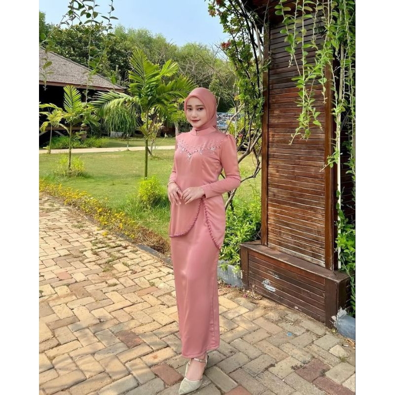 baju kurung baju Malaysia gamis Malaysia dres kondangan bresmaid