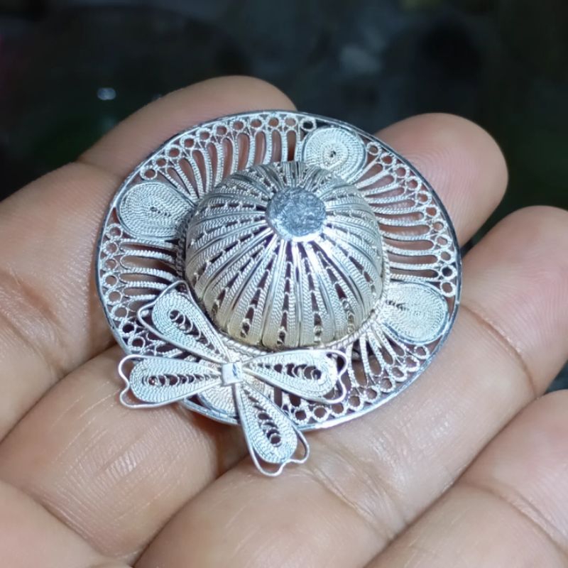 Bros Brooch Perak Silver 925