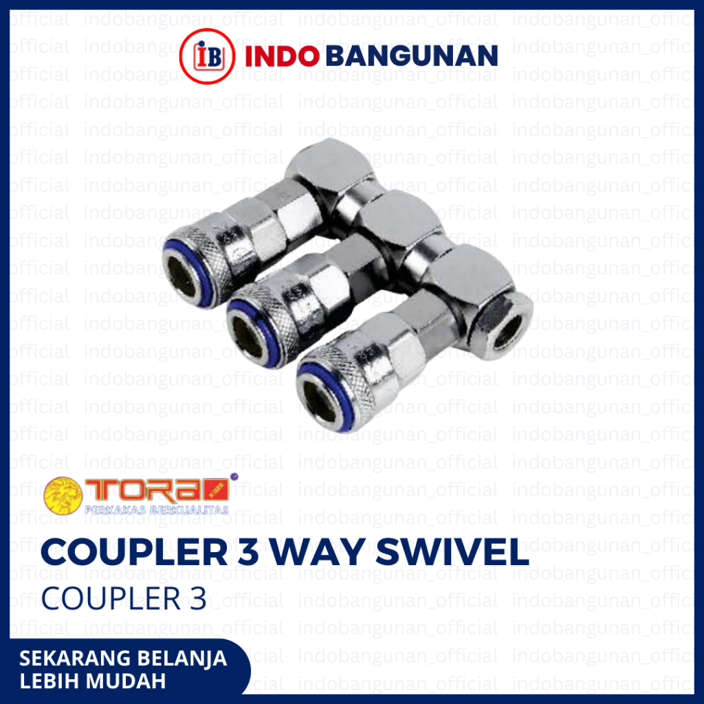 COUPLER 3 WAY SWIVEL
