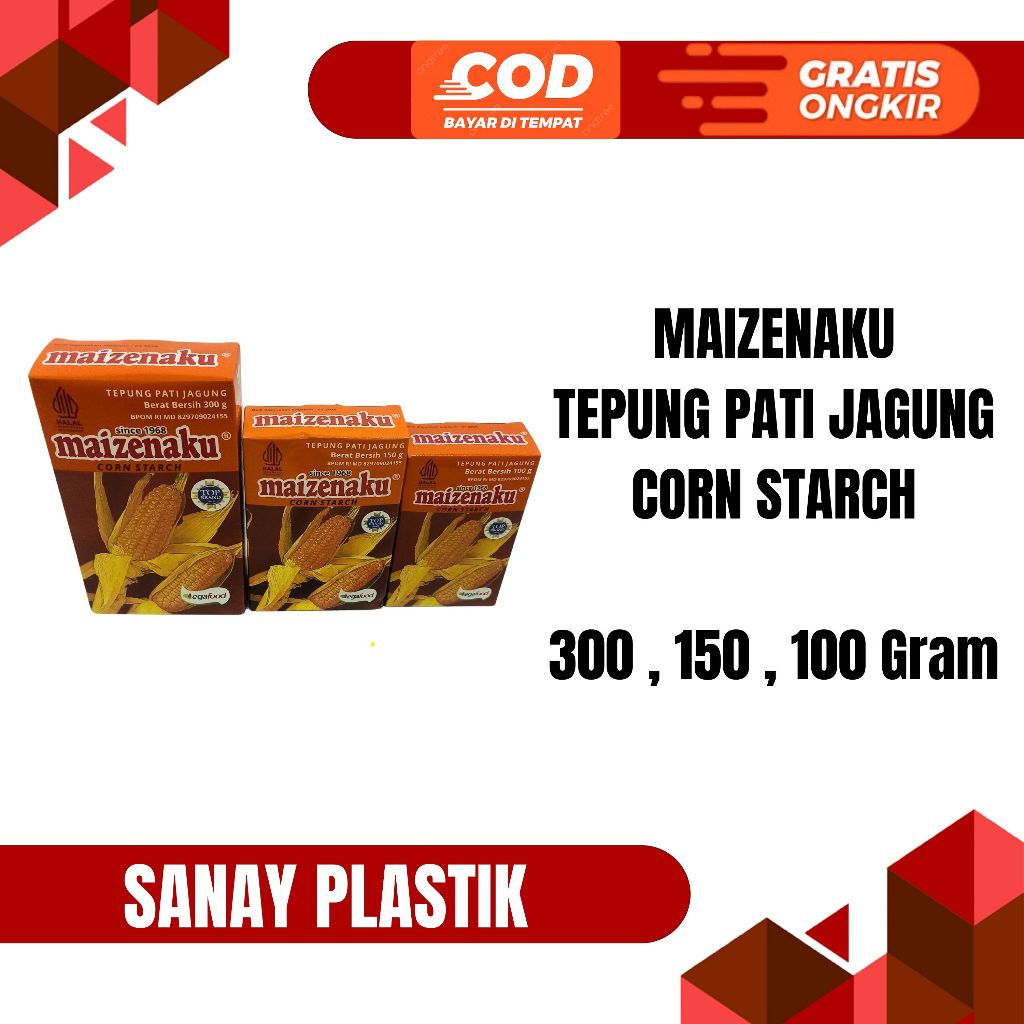 

MAIZENAKU TEPUNG PATI JAGUNG CORN STARCH 100 150 300 GRAM