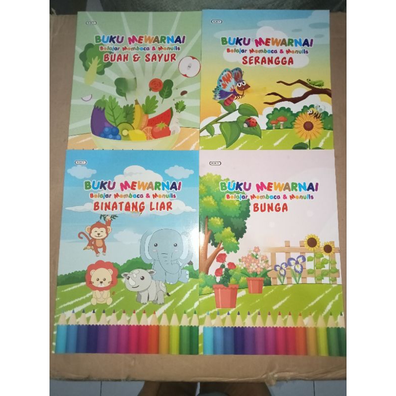 

Buku Mewarnai Coloring Book Series Belajar Mewarnai