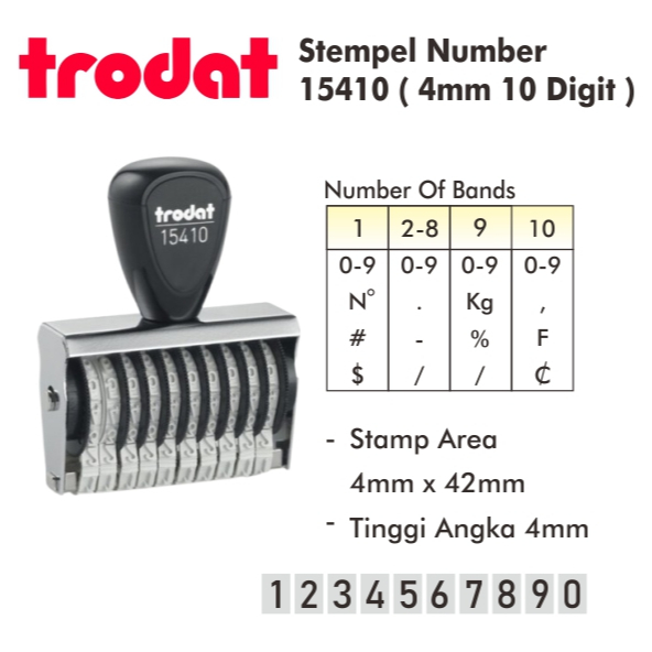 

Stempel Angka 4mm 10 Digit/15410