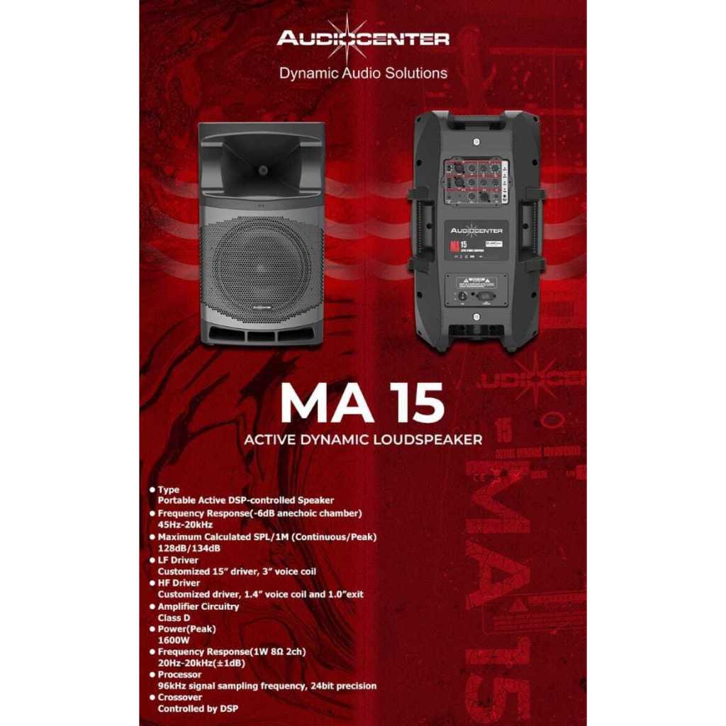 Speaker Aktif 15 inch AudioCenter MA15- Full Range 15 inch Speaker Active