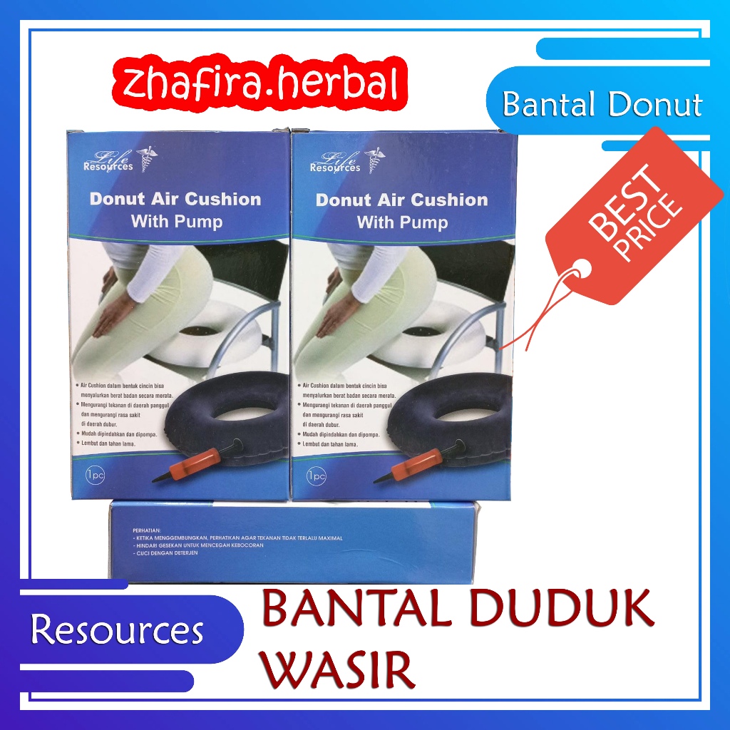 Bantal Donat Kesehatan Wasir / Bantal Wasir / Bantal Ambiyen