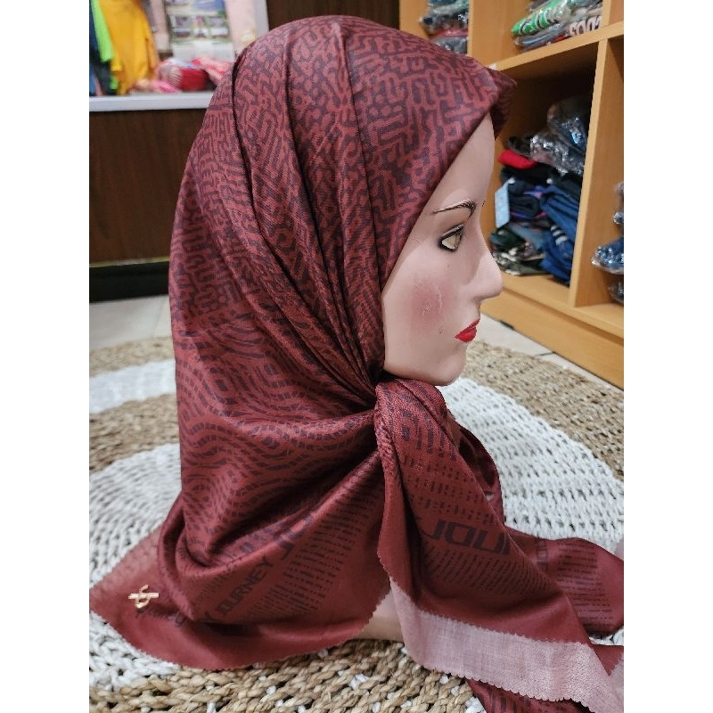 journey jilbab segiempat harga murah meriah