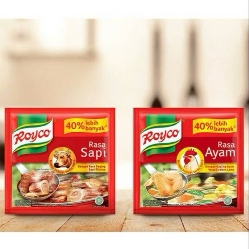 

ROYCO BUMBU PENYEDAP SPESIAL 8gr KALDU RASA SAPI AYAM UNILEVER BUMBU MASAK MAKANAN KEBUTUHAN MEMASAK INSTAN SPESIAL EKSTRAK DAGING SACHET ECERAN ECER RENCENGAN 8 GRAM