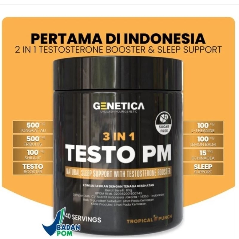 Genetica 3 in 1 Testo PM Testo booster