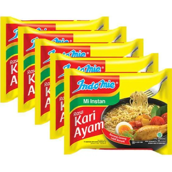 indomie kuah rasa kari ayam - indomie kari ayam