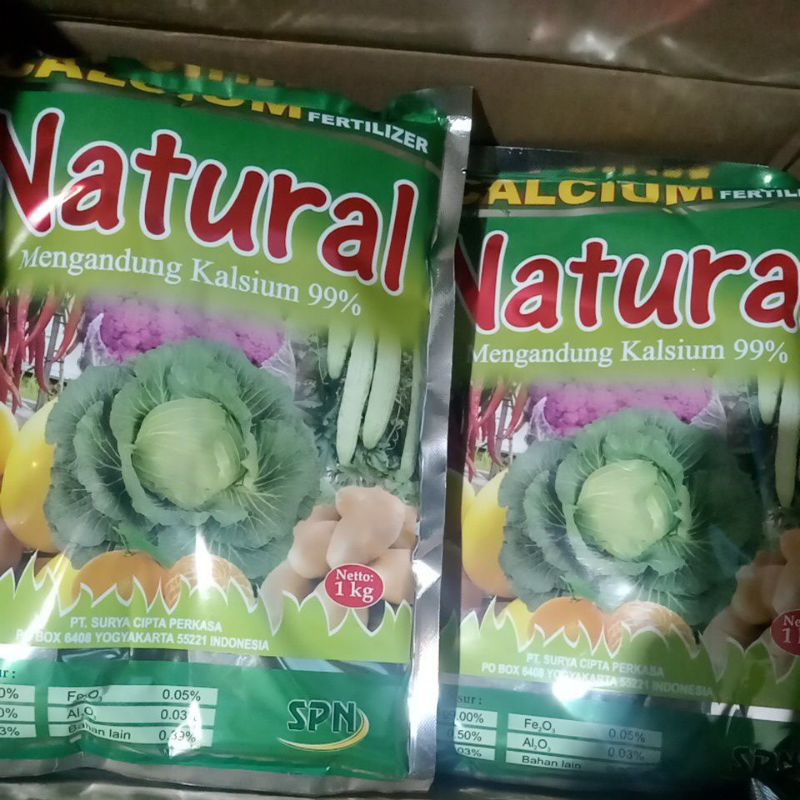 HARGA GROSIR TERMURAH// NATURAL KALSIUM 99% Kemasan 1 kg// Menerangsang pembentukan bulu akar, biji 
