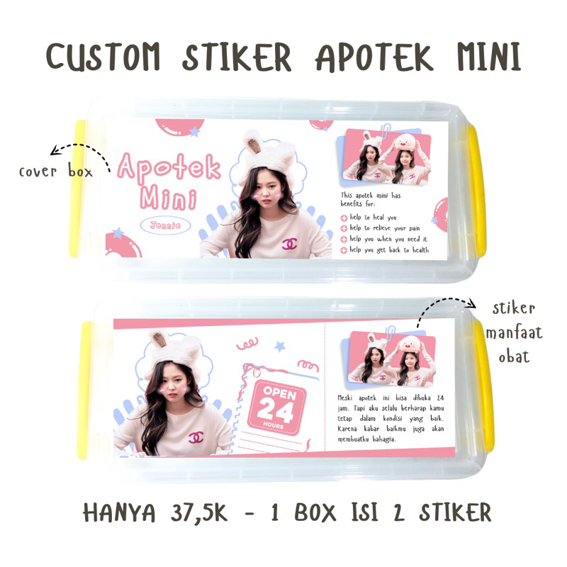 

Tinytiani | Custom Stiker Apotek Mini | Bisa Request Stiker | Kode Pastel