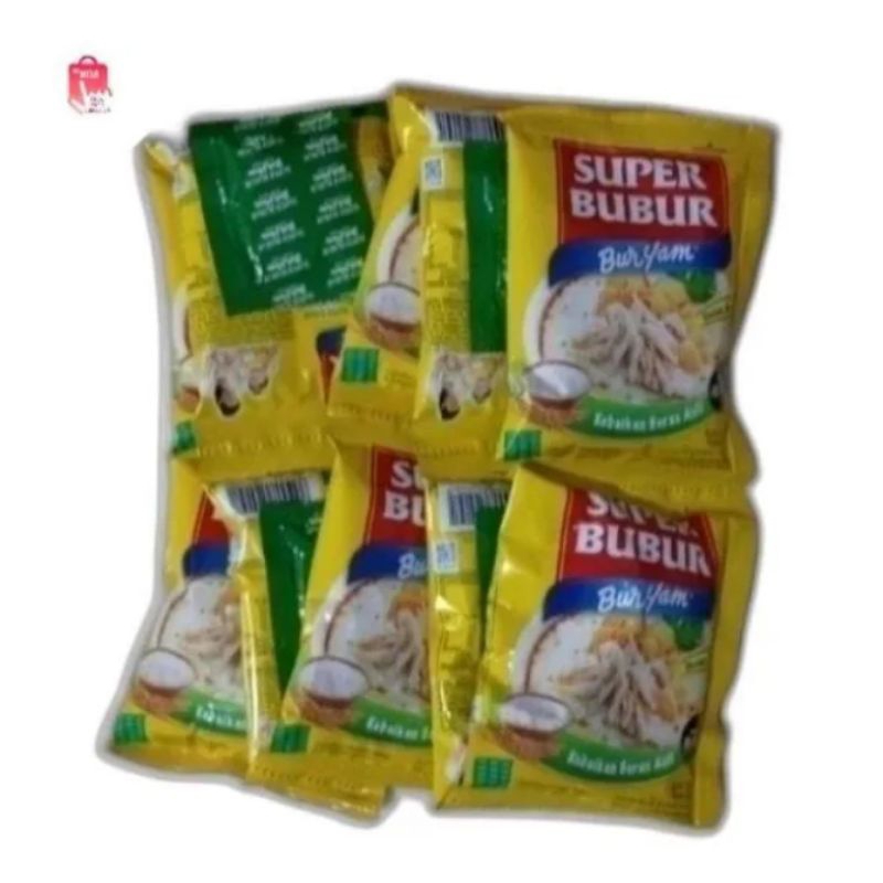 

super bubur ayam buryam 1 renceng isi 10