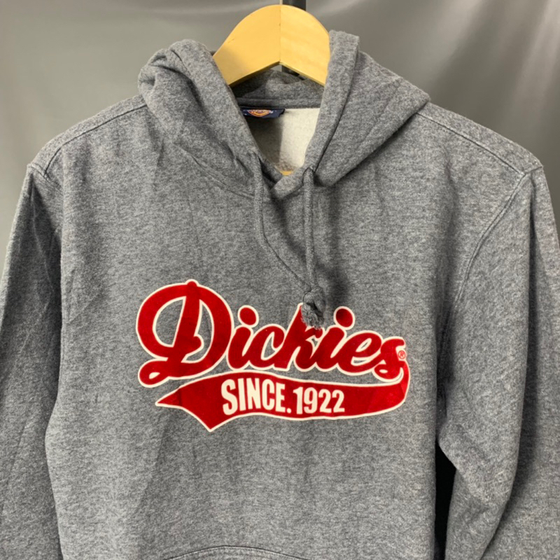 Hoodie DICKIES Velvet Font Grey Abu Abu Medium