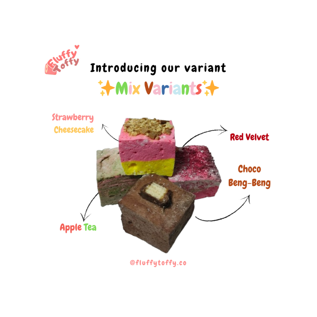 

Mix Variant Marshmallow Homemade HALAL