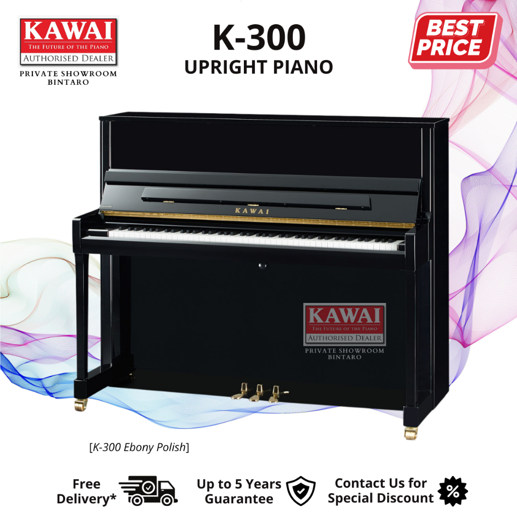 Kawai K300 Upright Piano Authorized Dealer Resmi Invoice