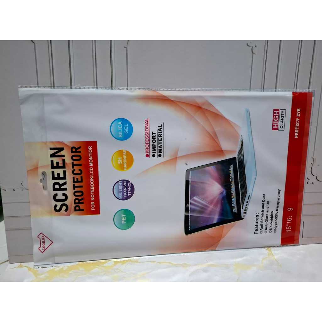 Anti Gores Laptop 15,6 Inch/ Screen Protector Laptop 15,6 Inch