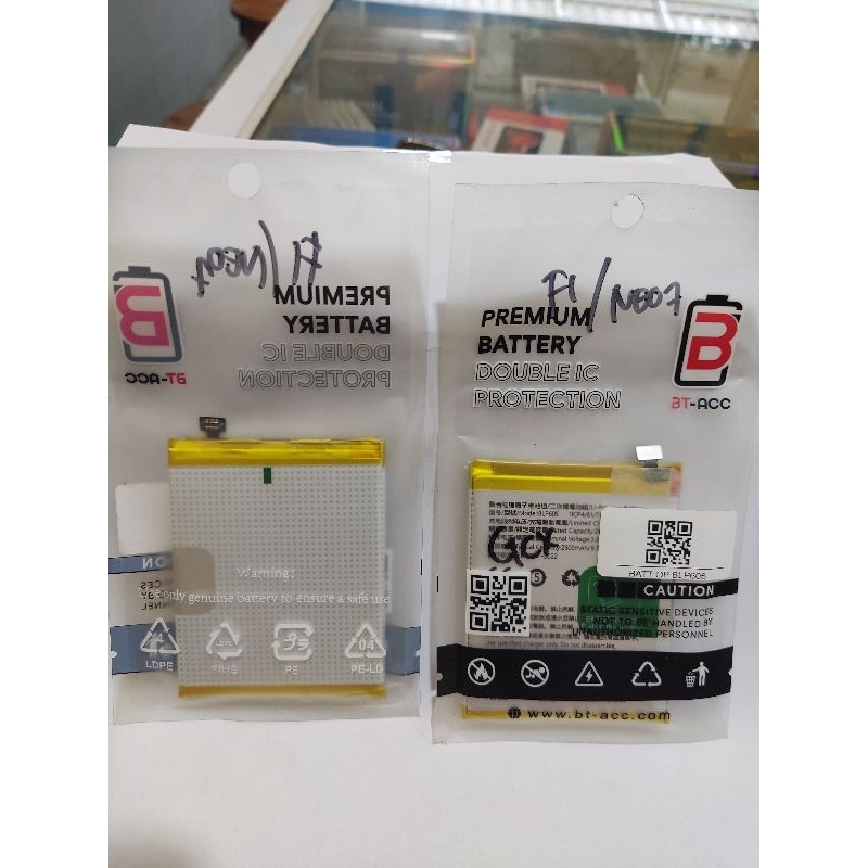 BATERAI OPPO BLP605/F1/NEO7 BT-ACC DOUBLE POWER/DOUBLE IC