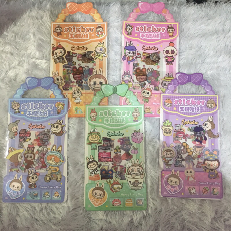 

(SBL) Sticker Transparan Karakter Labubu Bentuk Tas | Jurnal