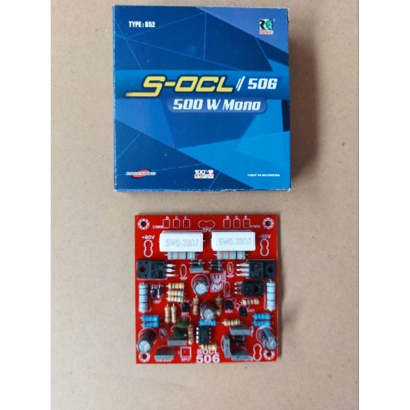 Kit Driver Power Amplifier Super OCL SOCL 506 Mono