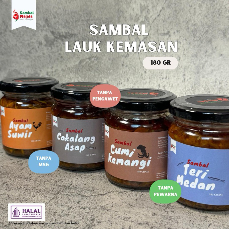 

Sambal Lauk Sambal Siap Saji Sambal Lauk 180 gram kemasan jar