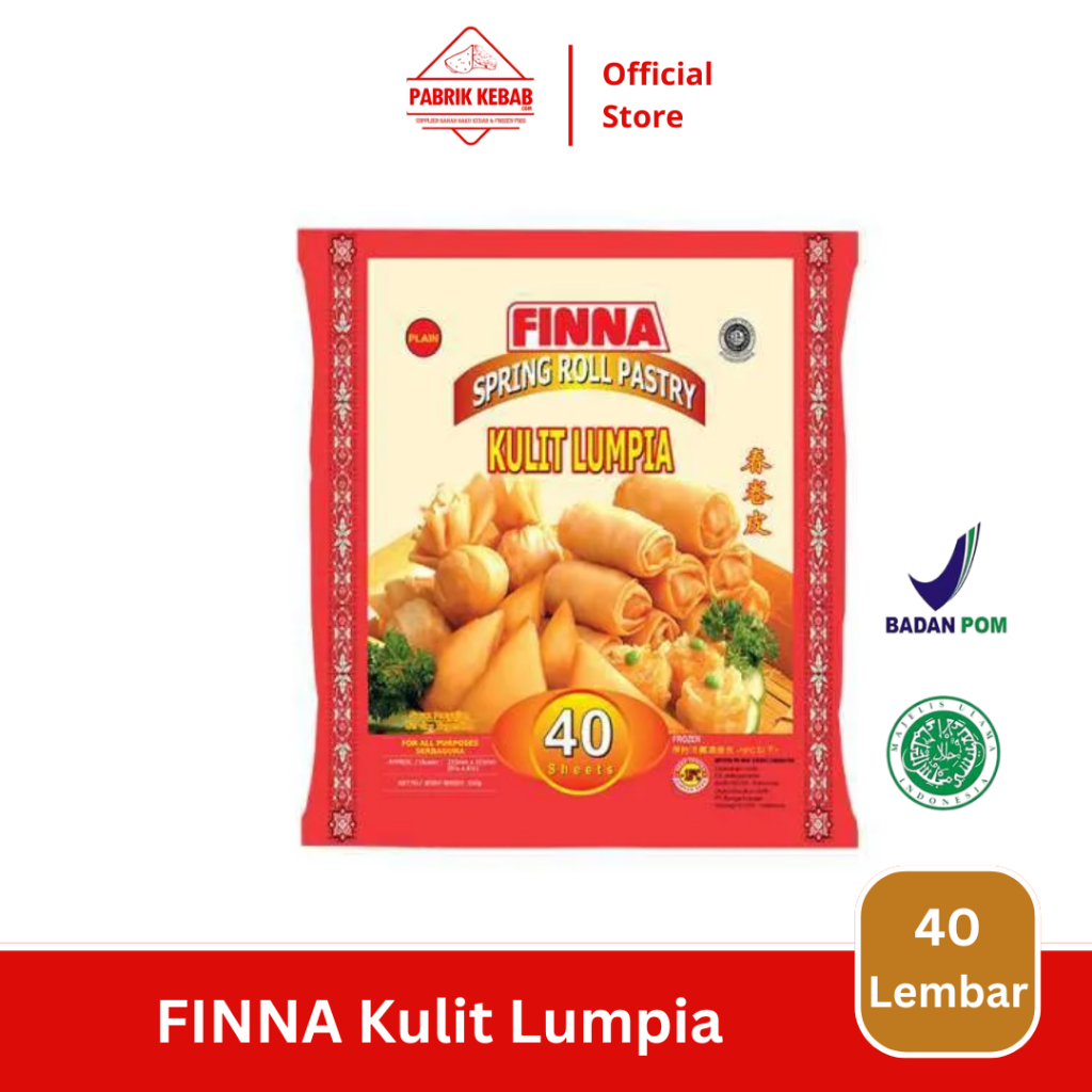 FINNA Kulit Lumpia Besar 40 Lembar Ukuran 215 mm
