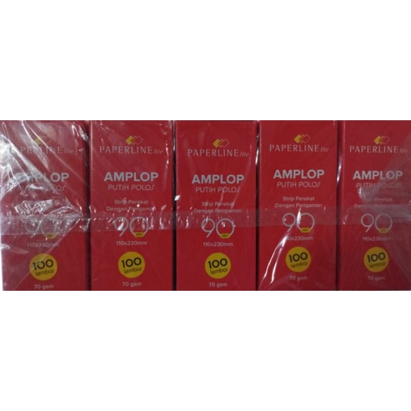 

PAPERLINE Lite Amlop Putih Polos Strip Perekat Dengan Panjang 90gms