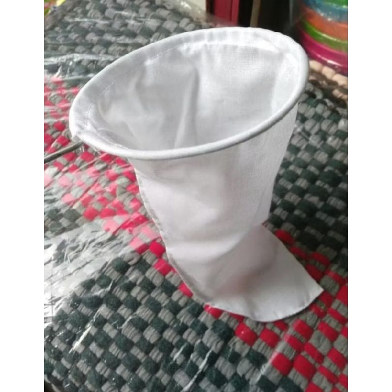 Saringan teh/saringan kopi / saringan thai tea bahan kain halus yg kuat dan tahan lama variasi kecil