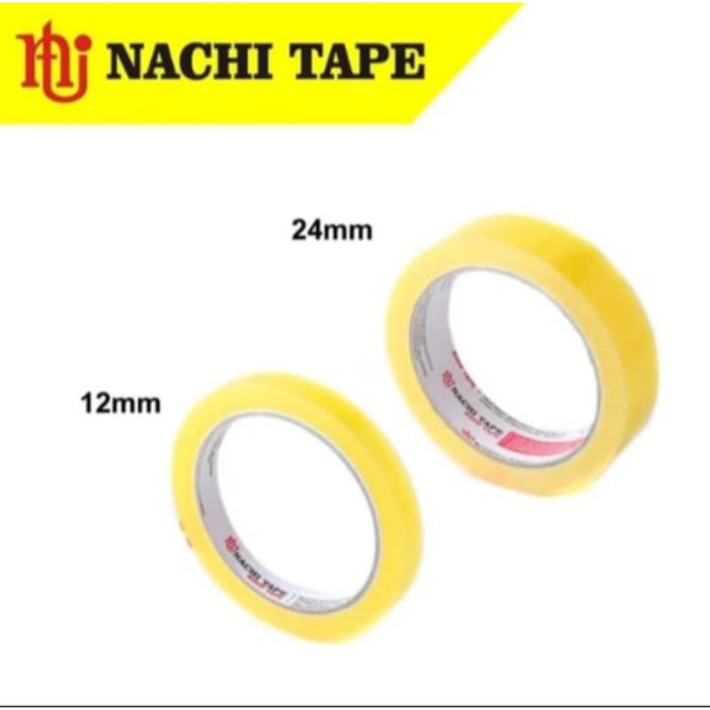 

Isolasi stationery nachi tape 1 kotak 12mm&24mm