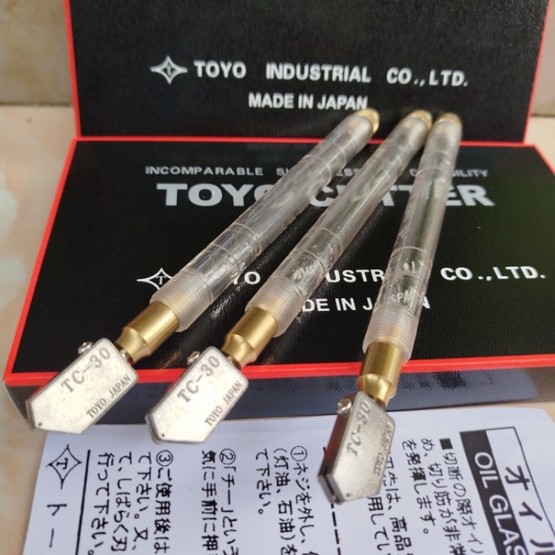 Mata Pisau pemotong kaca asli TOYO TC-30 ORIGINAL - pisau potong kaca alat potong kaca