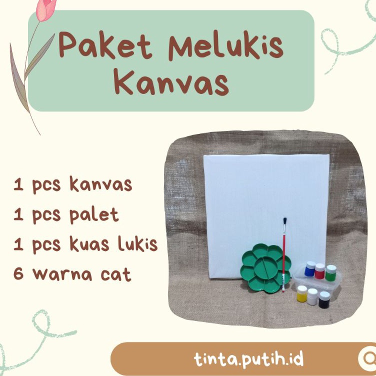 

Super Istimewa Paket Melukis Kanvas Canvas Painting Kit Drawing Kit Kanvas Lukis