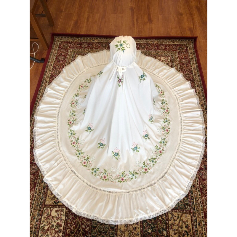 mukena katun bordir jumbo