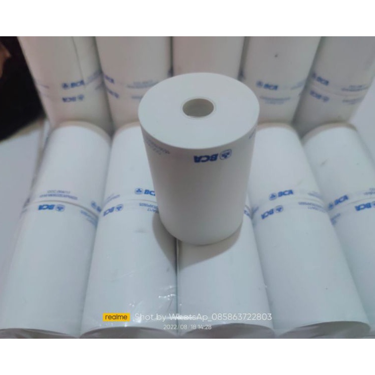

Sekarang Murah paket 1 Roll KERTAS KASIR THERMAL LOGO 58X4 BERLOGO SEPERTI DI GAMBAR