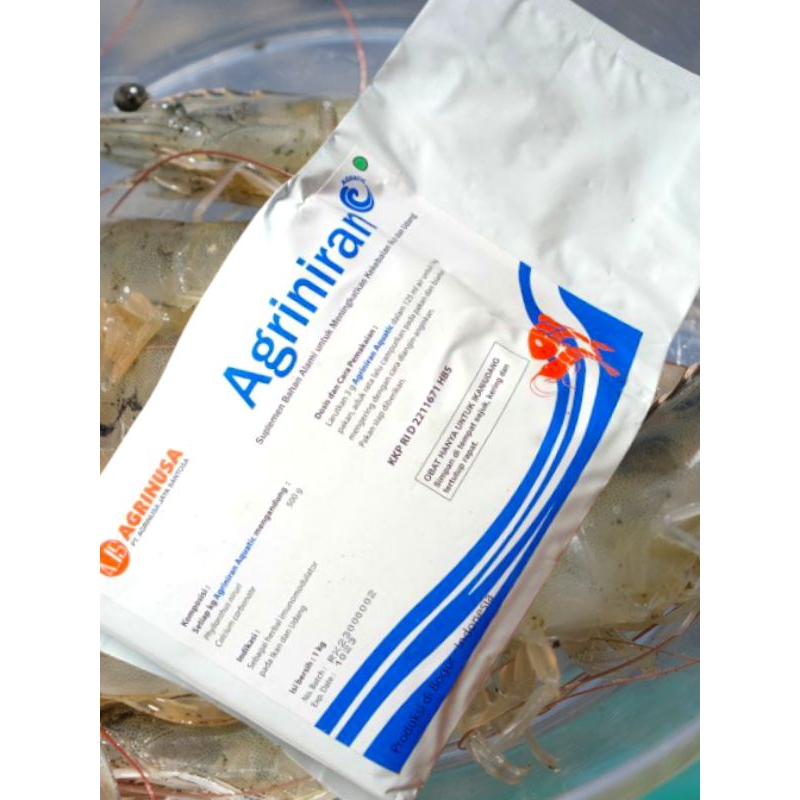 Vitamin Herbal Tambak Udang Vaname Windu AGRINIRAN 1 Kg