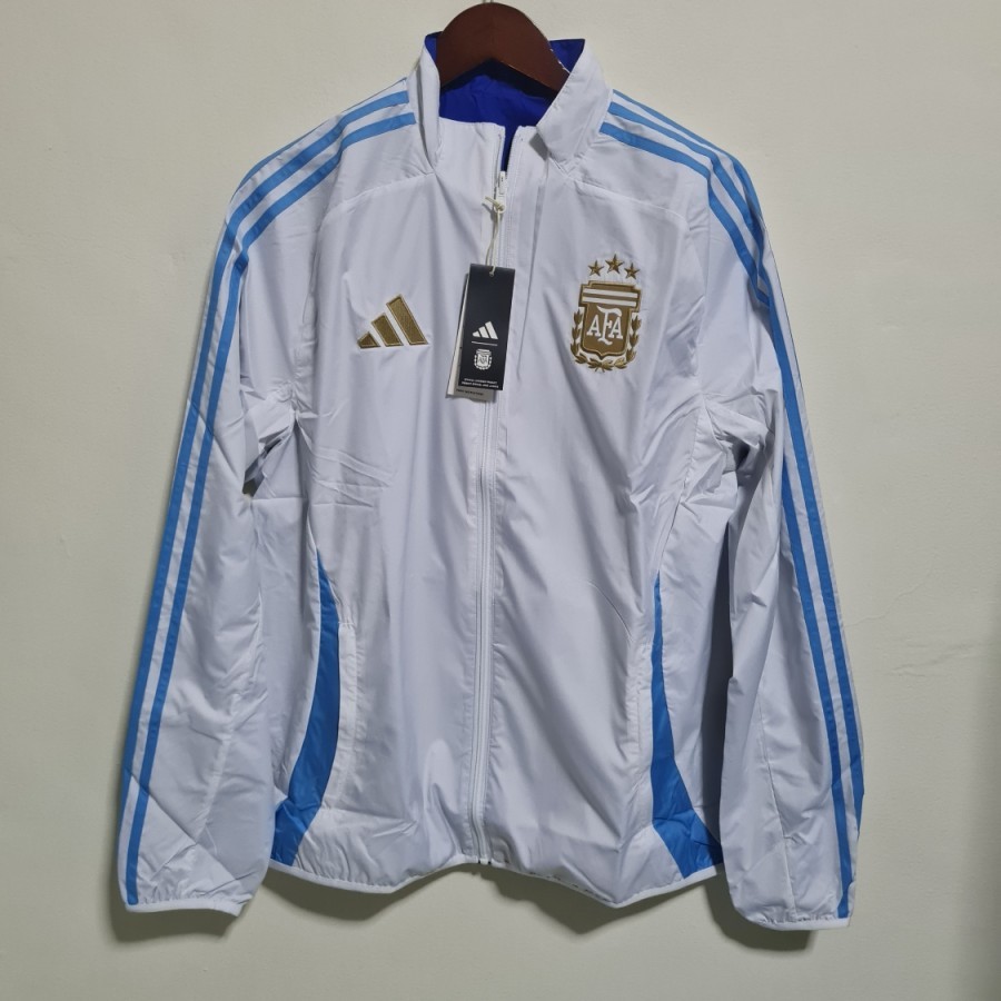 Jaket Tracktop ADIDAS Argentina AFA Anthem 2024/26 IW0219 Reversible Original 100% BNWT