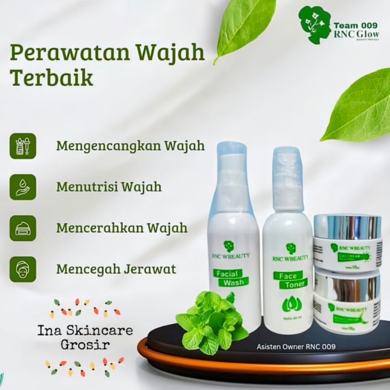 RNC WBEAUTY GLOW SKINCARE VIRAL | STOKIS RESMI RNC | Jaminan ORIGINAL | BPOM dan Halal