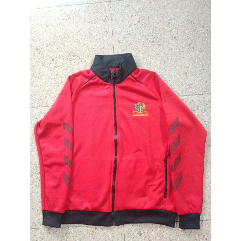 Jacket Merah Pleret Hitam Taruna Akmil Akademi Militer