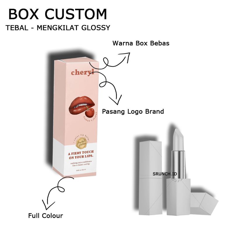 

[1PCS] BOX CUSTOM PRODUK FREE PASANG LOGO//FULL COLOUR//ALL UKURAN