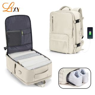 LEXY Tas Ransel Travel Backpack Wanita Multi-fungsi Waterproof Laptop Backpack 16 inch 35-55 Liter