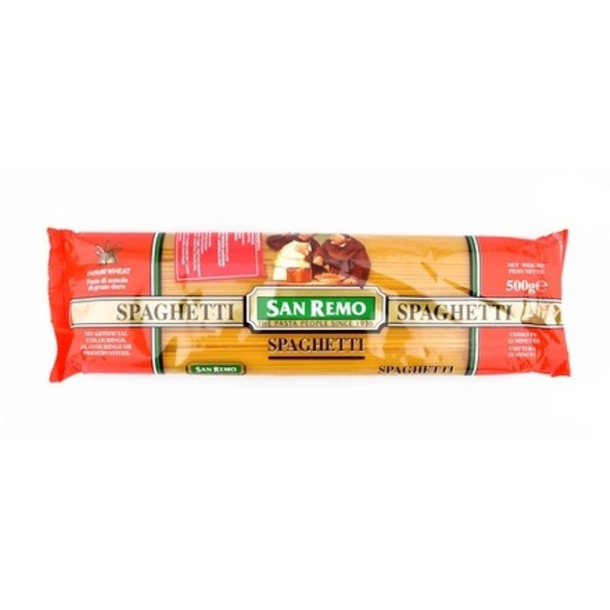 

PASTA SPAGHETTI 500GR 9310155100434