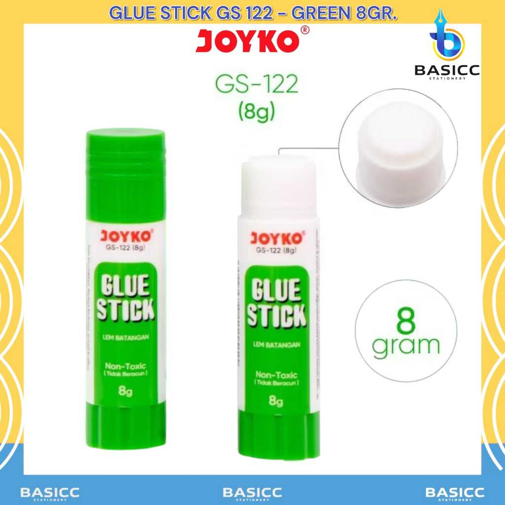 

Joyko Glue Stick 8 Gram GS-122 Lem Kertas Batang Hijau | @1Pcs