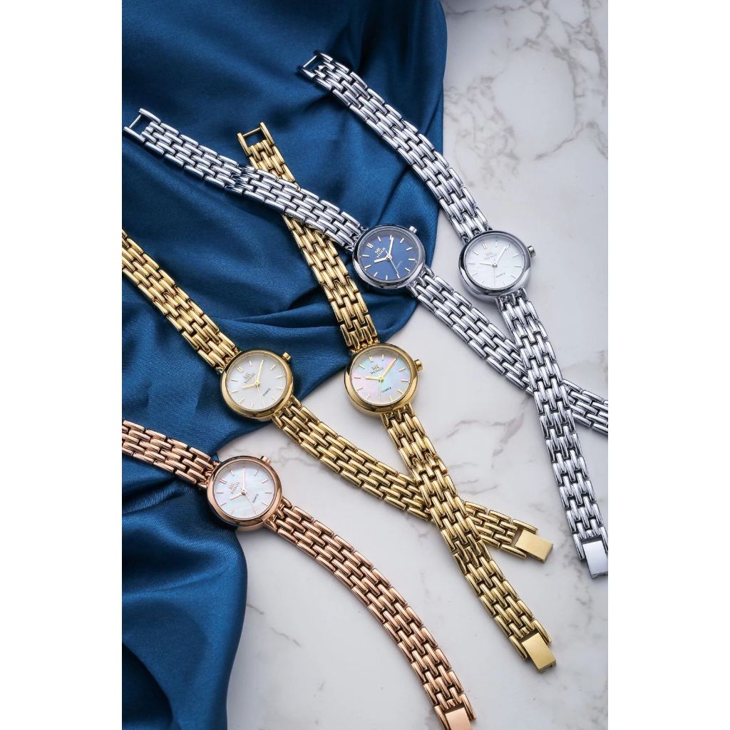 MK MIKE JAM TANGAN WANITA/FREEBOX+BATTERAI CADANGAN/8404