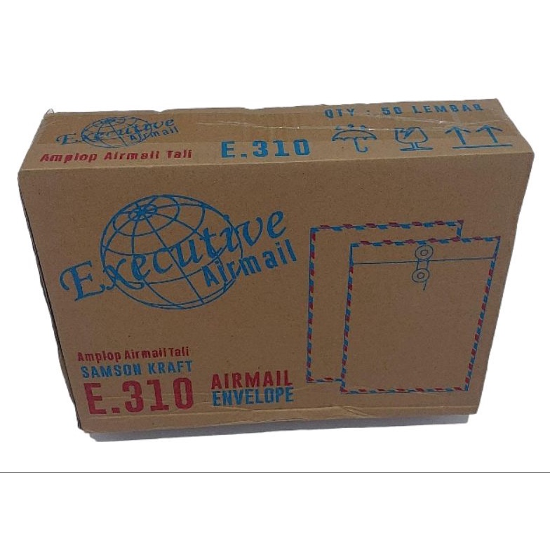 

KODE 88MES Amplop Coklat Tali Folio Airmail Executive 31 1 box