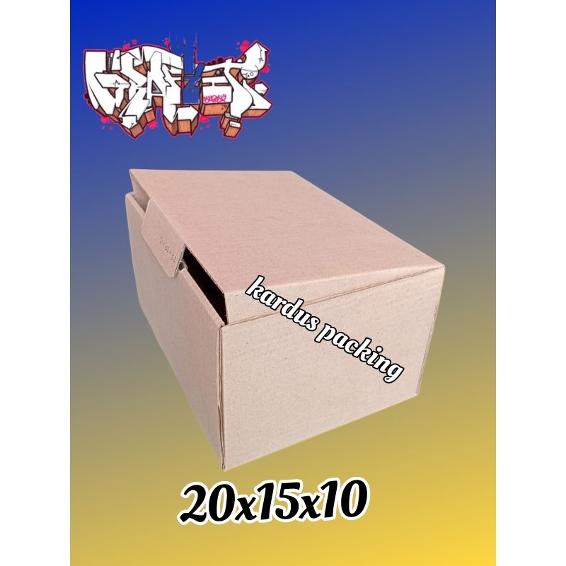

kardus packing diecut UK 25x15x10 kardus besar kardus kecil