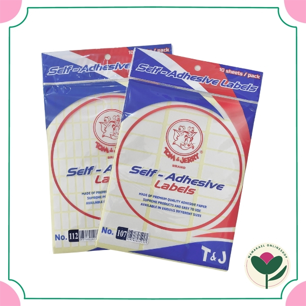 

Label sticker Tom & Jerry 1 pack isi 10 lembar self adhesive label undangan MK1803