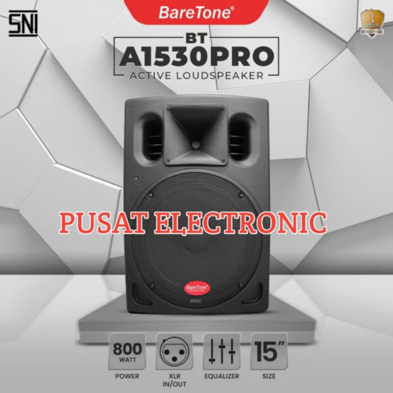 Speaker Aktif Baretone BT-A1530Pro Original Speaker Aktif 15inch