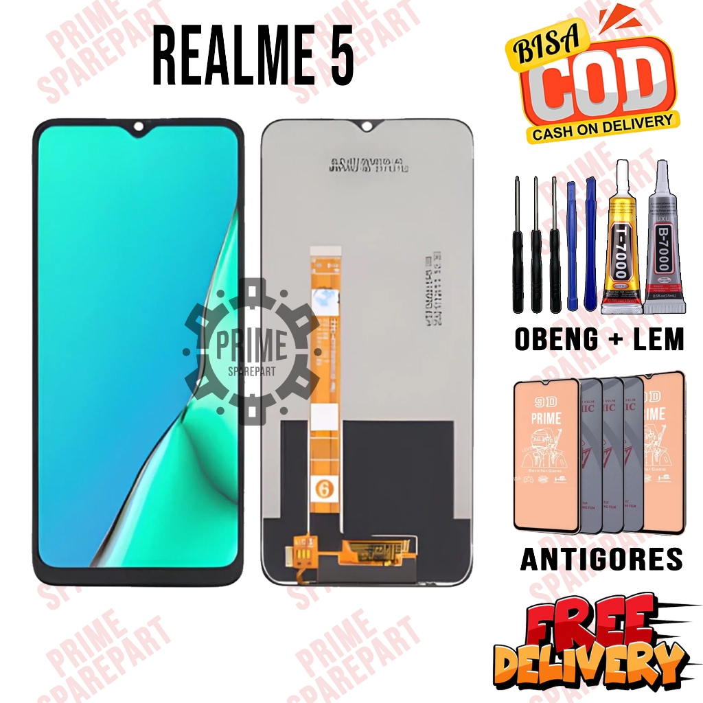 Lcd Touchscreen REALME 5 Original Lcd REALME 5 Fullset