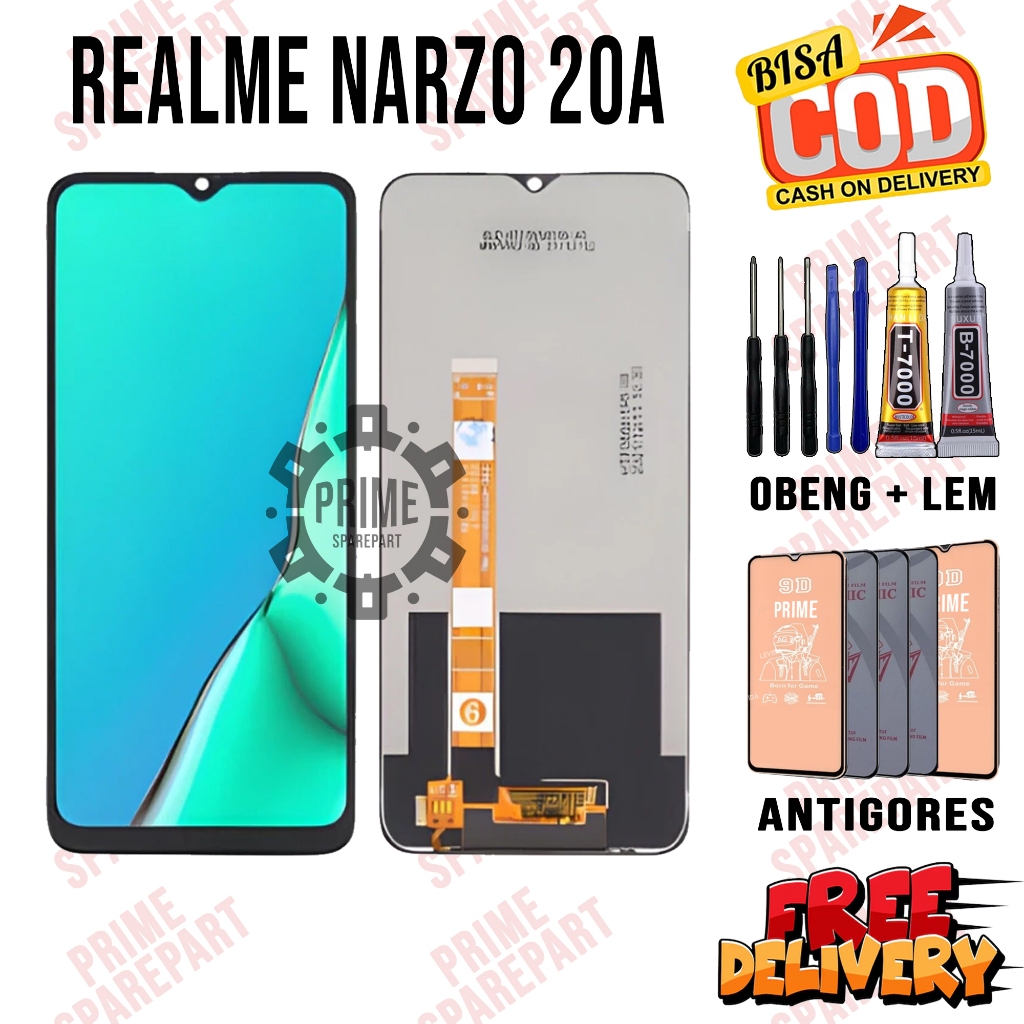Lcd Touchscreen REALME NARZO 20A Original Lcd REALME NARZO 20A Fullset